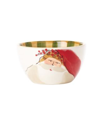 VIETRI Old St. Nick Cereal Bowl