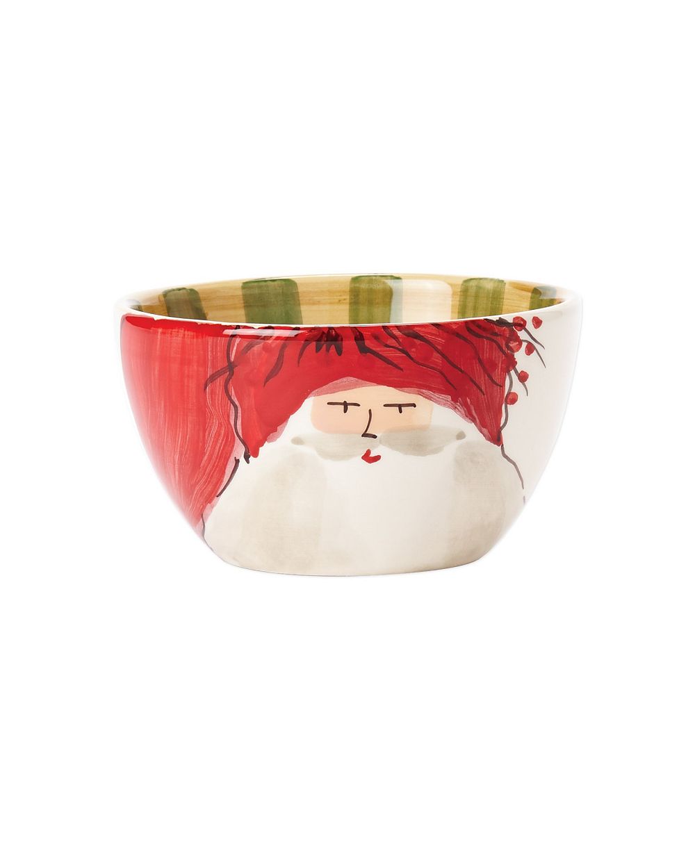 VIETRI Old St. Nick Cereal Bowl