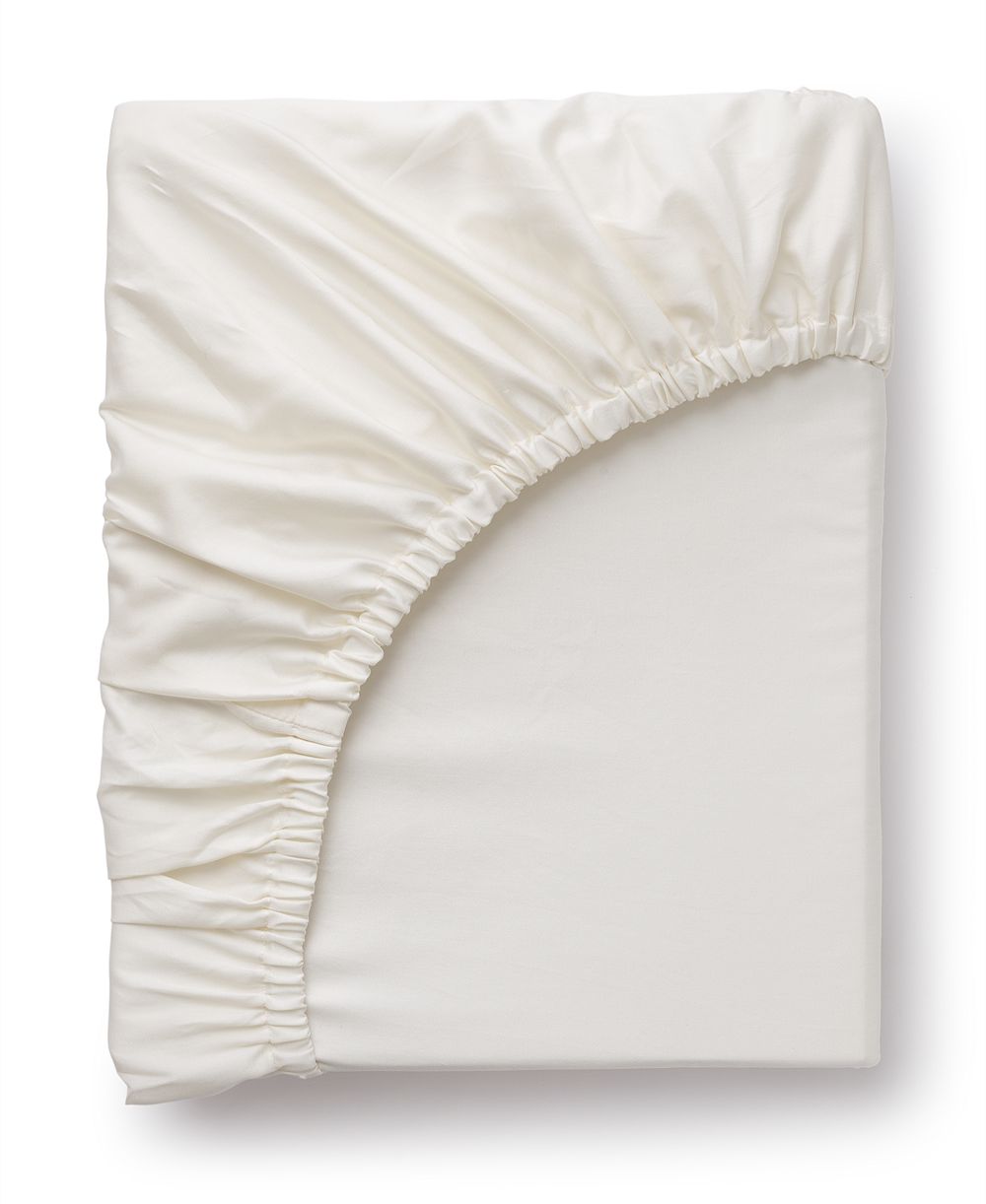 SFERRA Fiona Sateen Cotton Fitted Sheet, Queen