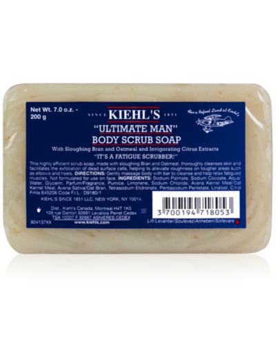 Kiehl's Since 1851 Ultimate Man Body Scrub Soap, 7 oz.