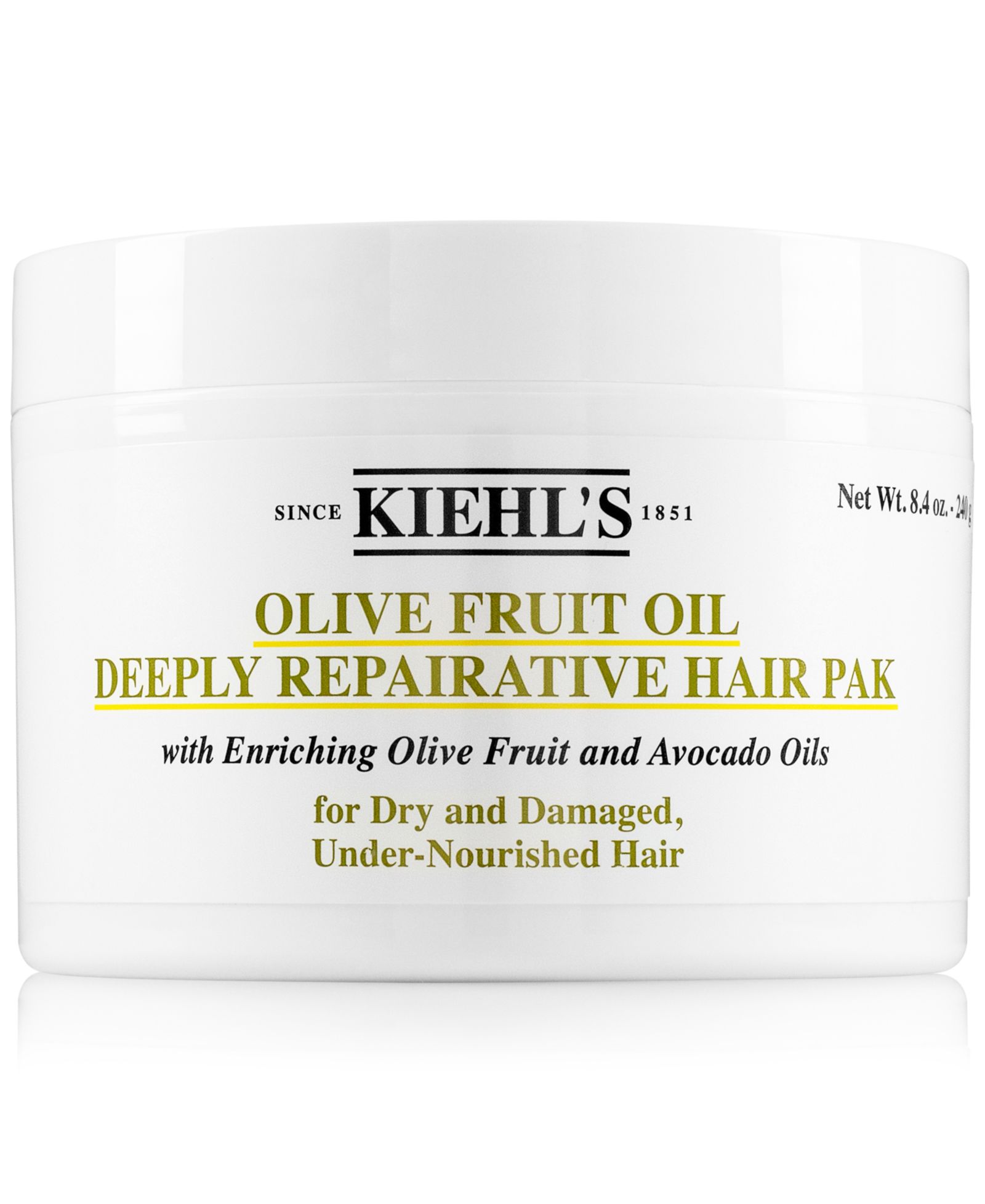 Маска для волос Kiehl's Since 1851 Olive Fruit Oil Deeply Repairative Hair Pak 8.4-oz.