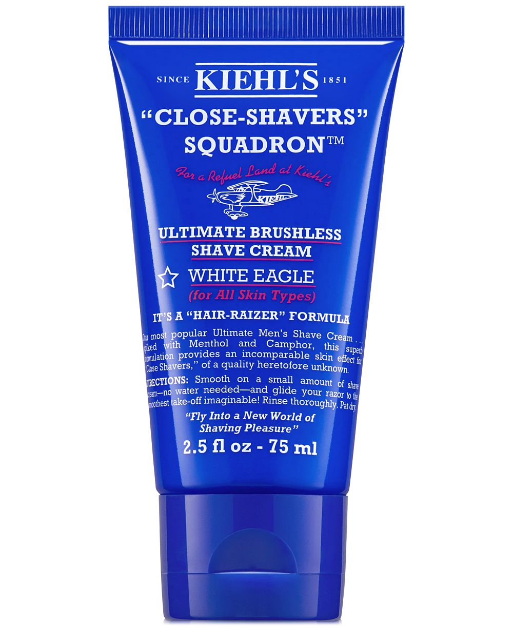 Kiehl's Since 1851 Ultimate Brushless Shave Cream with Menthol - White Eagle, 2.5-oz.
