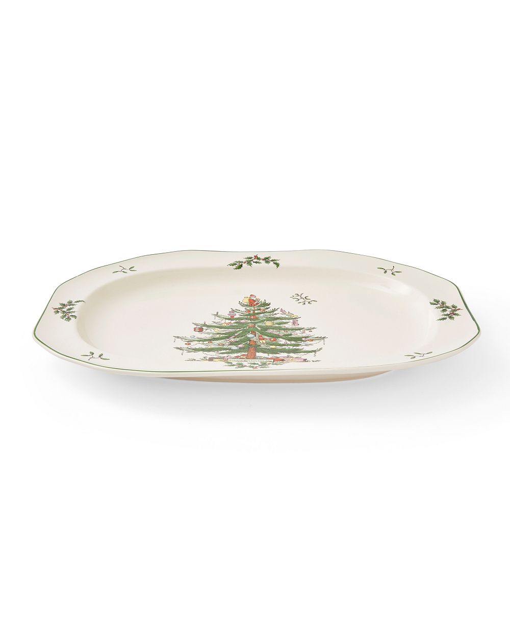 Овальное блюдо Spode Christmas Tree