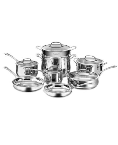 Cuisinart Contour Набор кухонной посуды из нержавеющей стали, 13 шт.