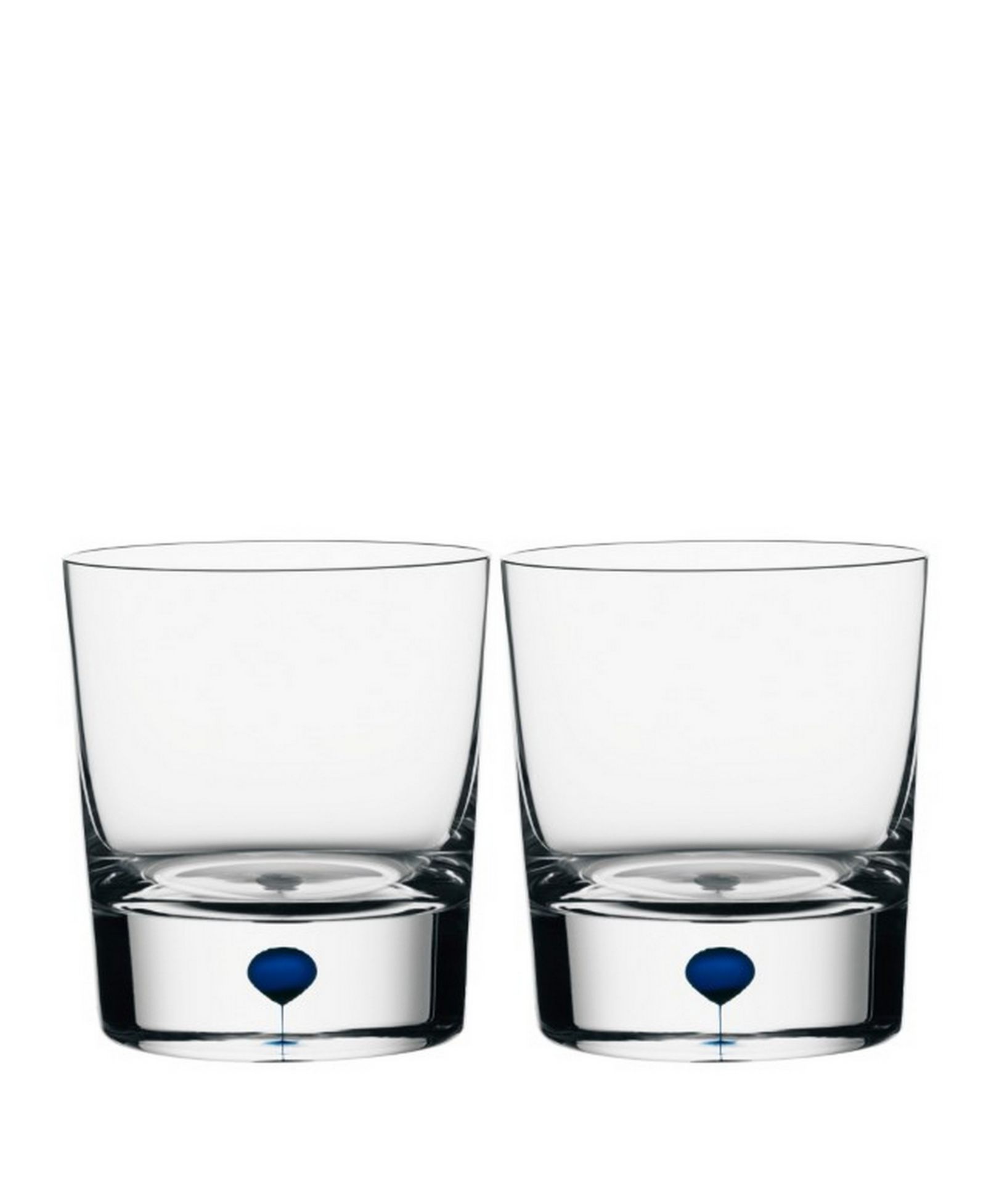 Набор из 2 стаканов Orrefors Intermezzo Blue Whiskey