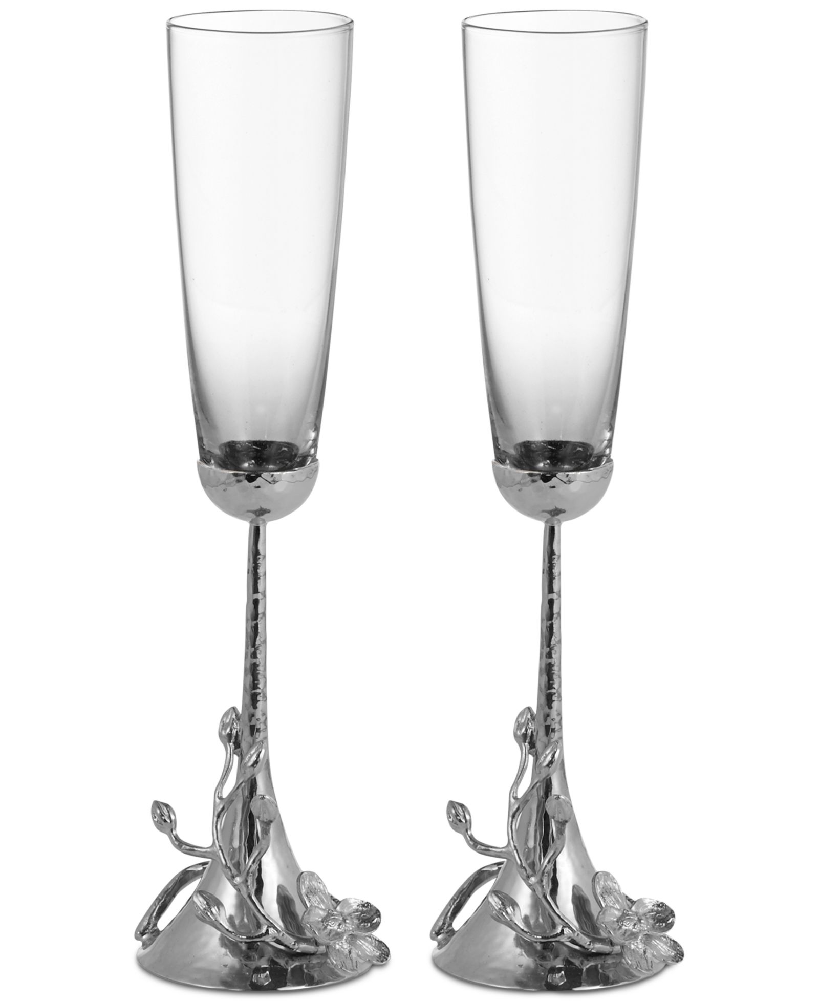 Пара бокалов Michael Aram White Orchid Toasting Flute