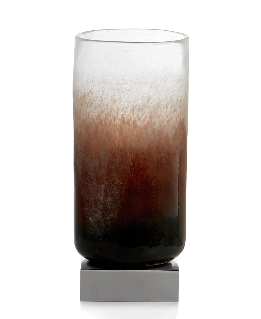Michael Aram Torched Small Glass Vase