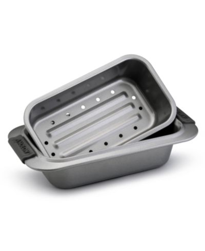 Anolon Advanced 9" x 5" Loaf Pan with Drip Pan Insert