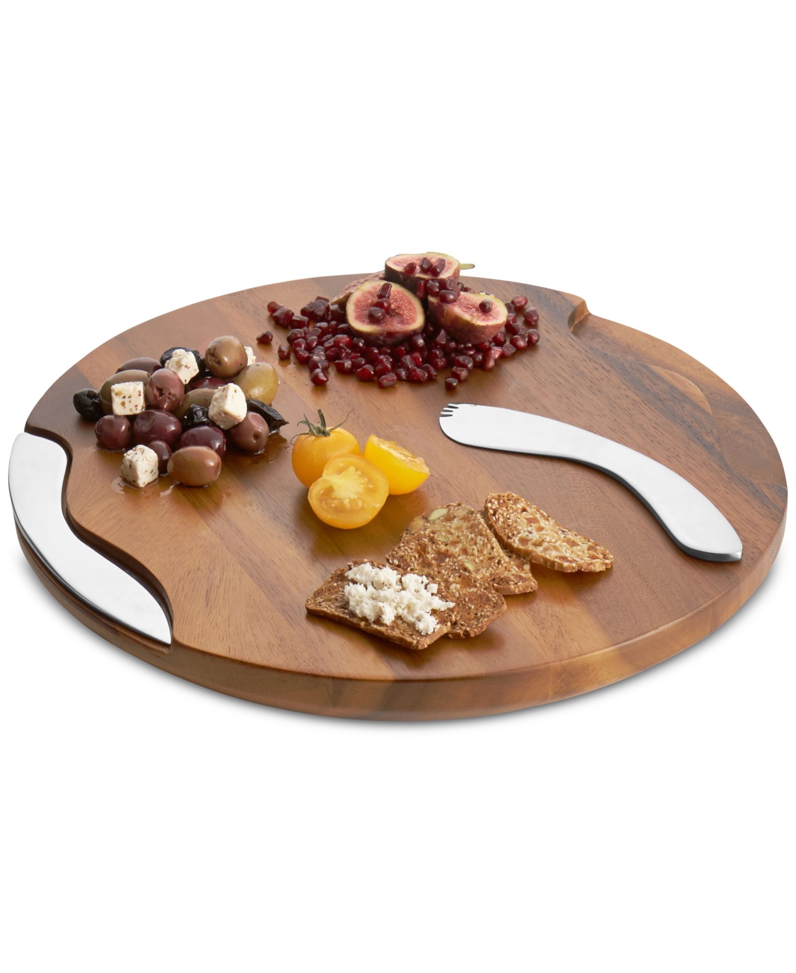 Cheese Block with Knife & Spreader