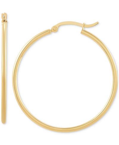 Серьги-кольца 14k Gold, 40mm