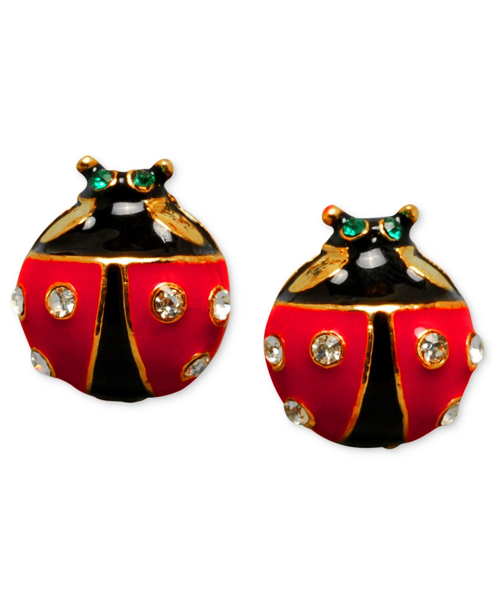 Серьги-гвоздики Betsey Johnson Ladybug Stud