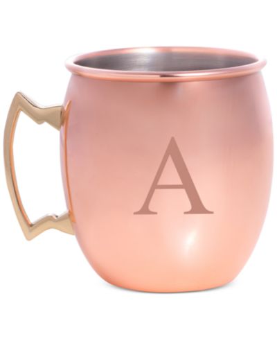 Bey-Berk Monogrammed Moscow Mule Mug