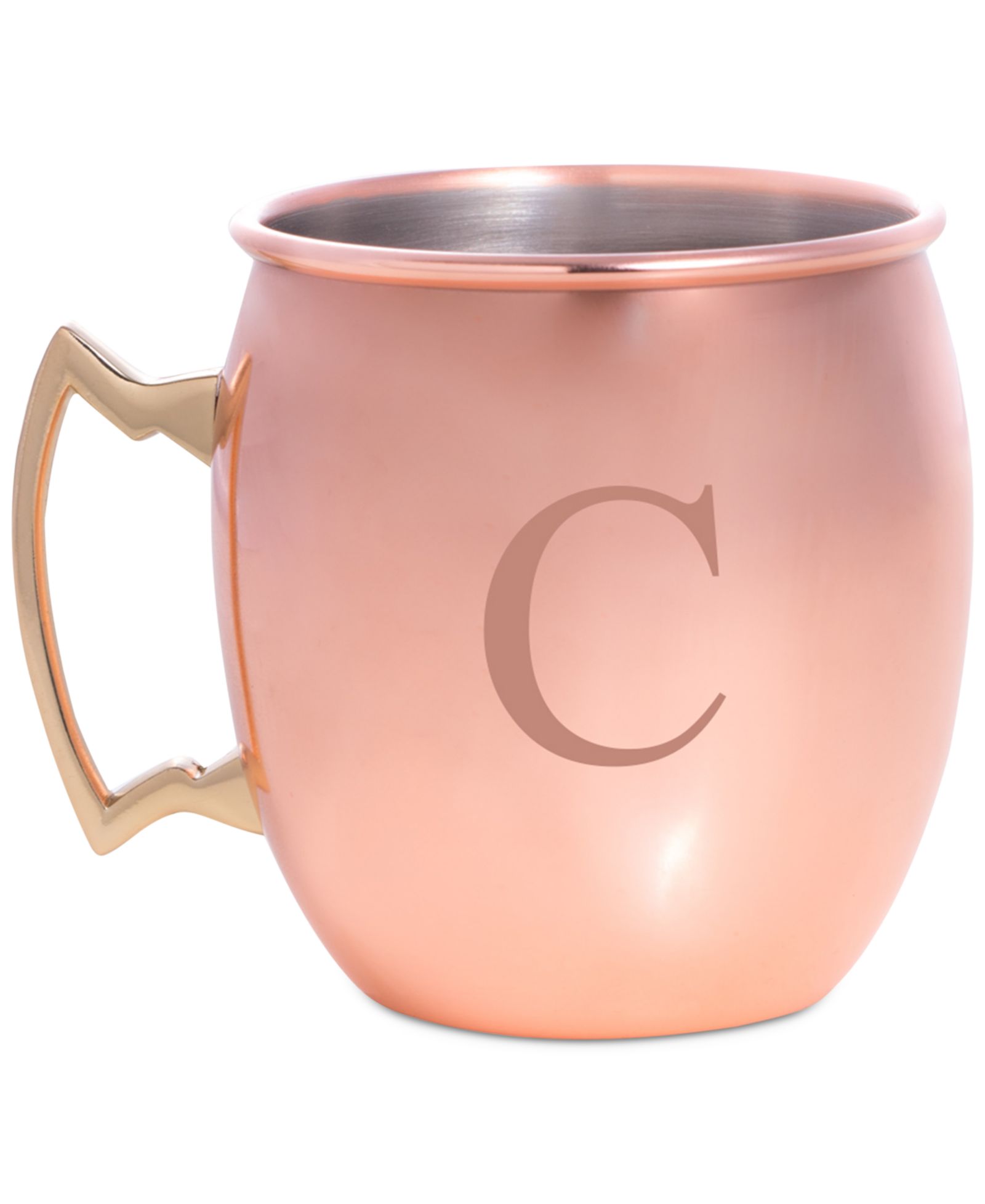 Bey-Berk Monogrammed Moscow Mule Mug
