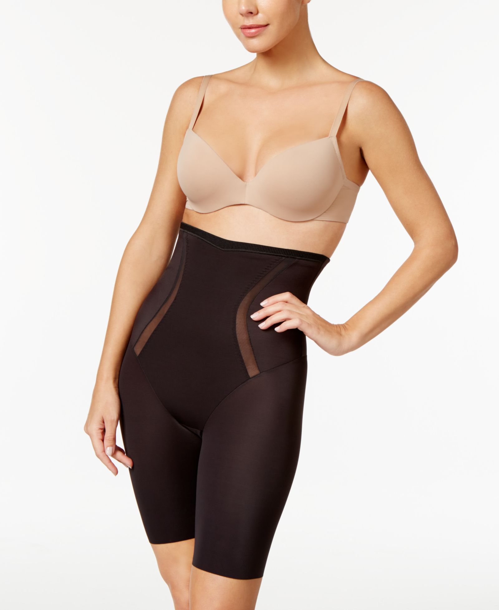 Maidenform Women's  Firm Foundations High-Waisted Thigh Slimmer DM5001