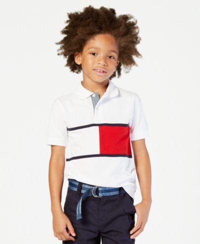 Tommy Hilfiger Детский Colorblocking Tommy Flag Polo
