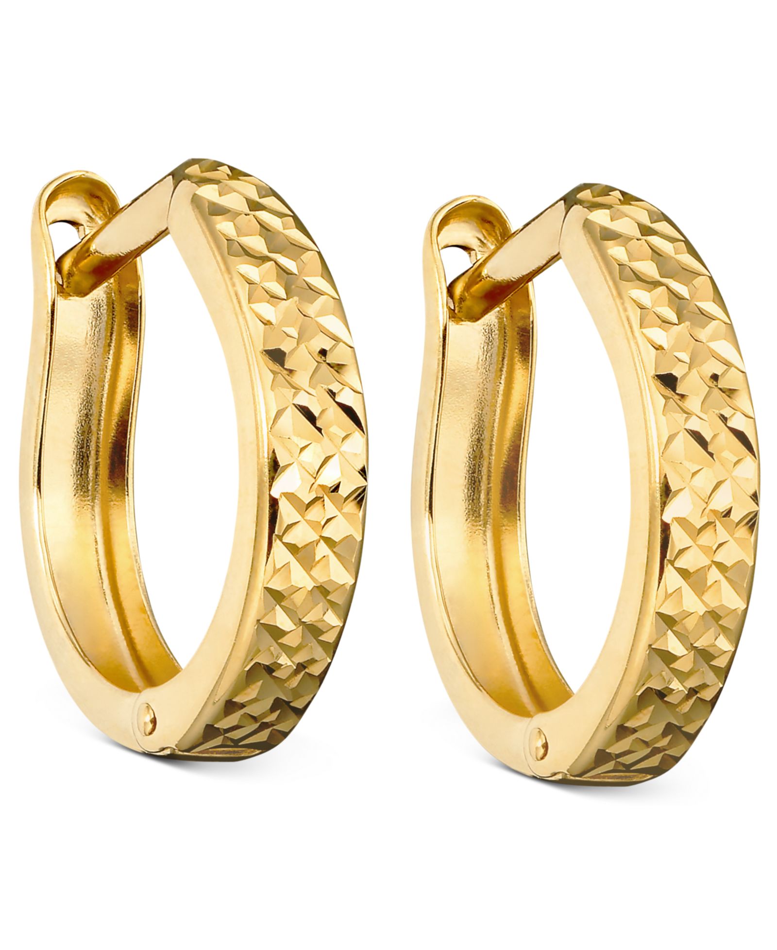 Серьги-кольца 10k Gold Hoop