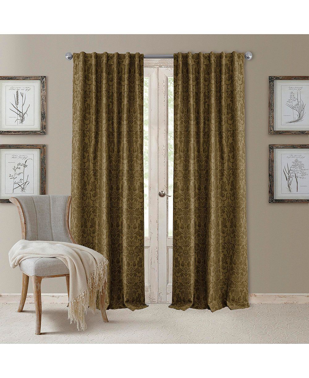 Штора Elrene Home Fashions Antonia Damask Print Blackout