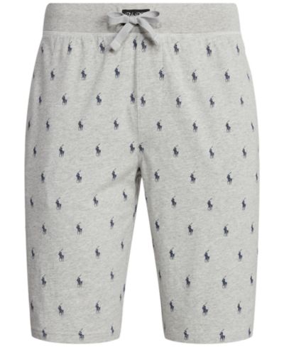 Мужские хлопковые шорты Polo Ralph Lauren с логотипом для сна
