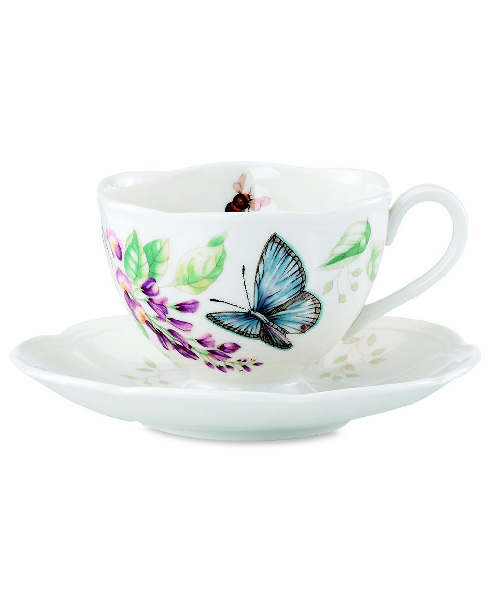 Lenox Butterfly Meadow чашка и блюдце