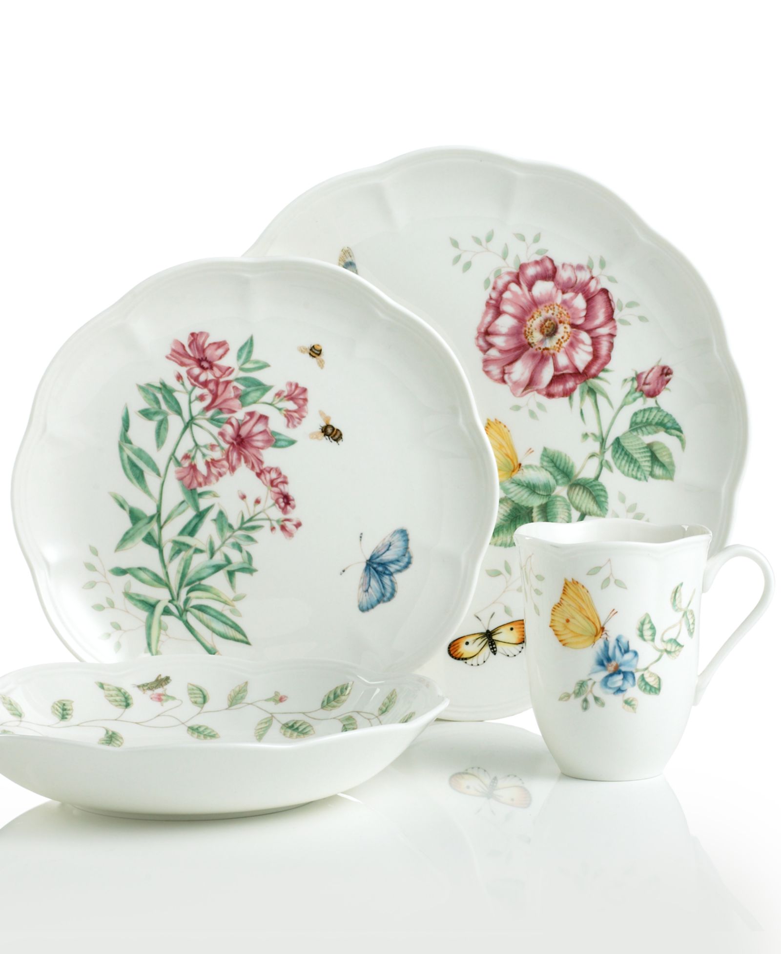 Набор сервировки Lenox Butterfly Meadow, 4 предмета