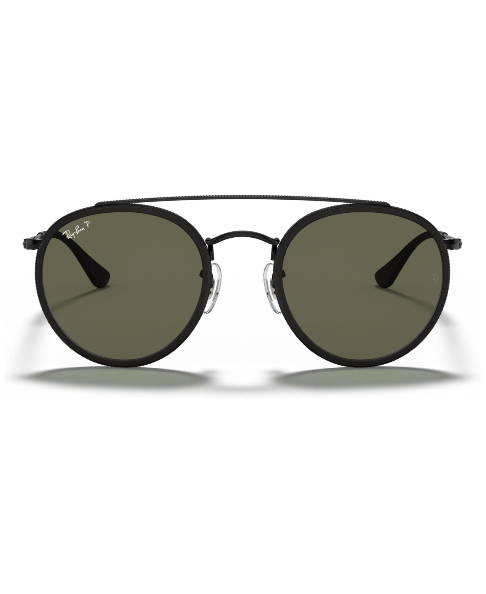 Ray-Ban поляризованные солнцезащитные очки RB3647N ROUND DOUBLE BRIDGE