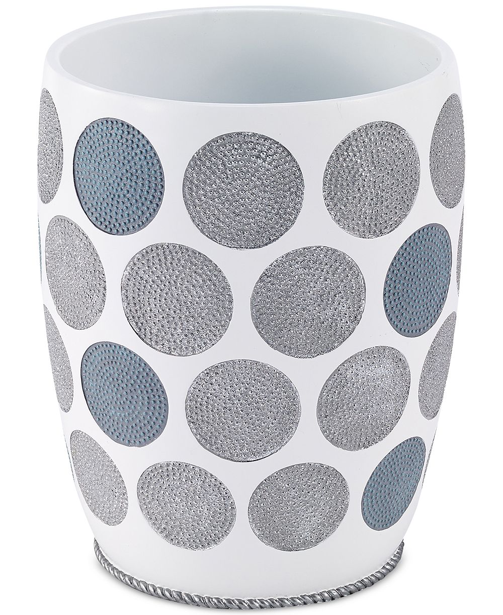 Корзина для мусора Avanti с текстурой Dotted Circle из смолы