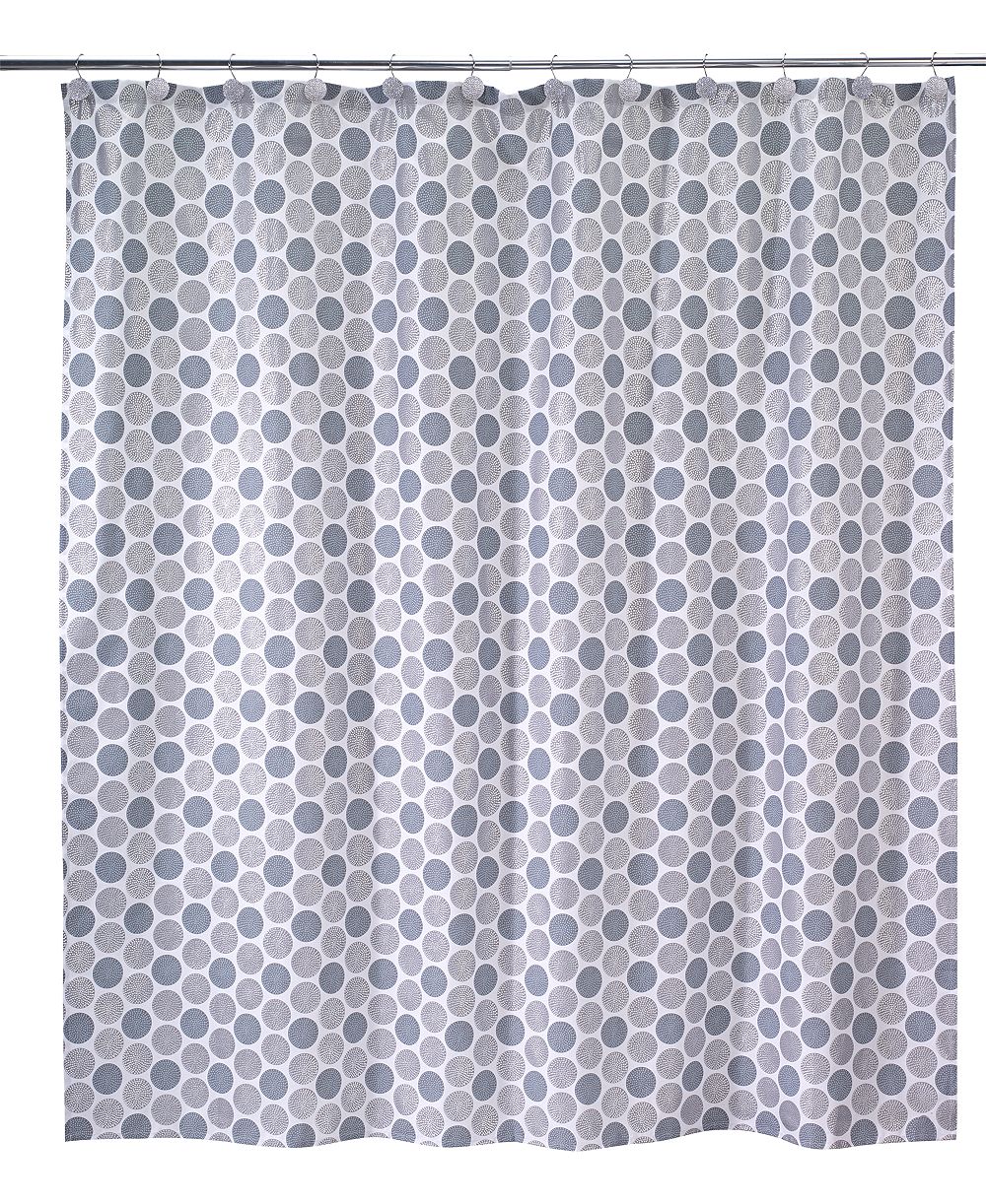 Штора для душа Avanti с принтом в горошек, 72" x 72"