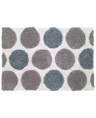 Avanti Dotted Circle Cotton/Lurex® Bath Rug, 20" x 30"