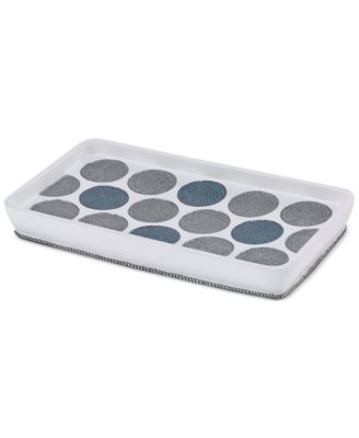 Avanti Dotted Circle Textured Resin Bathroom Tray