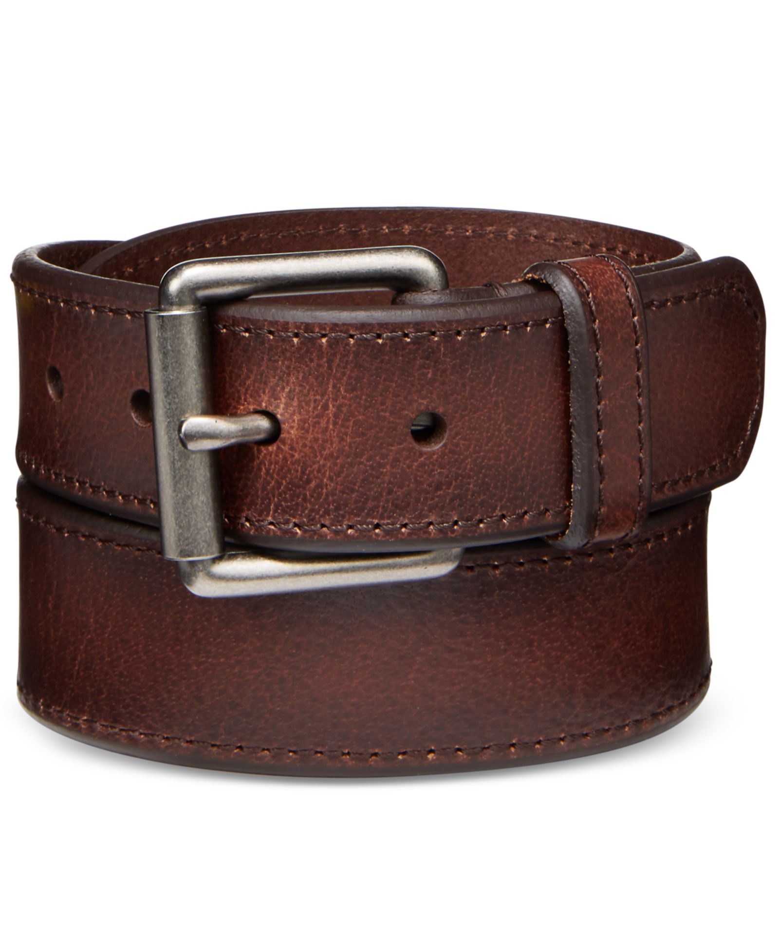 38MM Levi's Men's Beveled-Edge Leather Belt