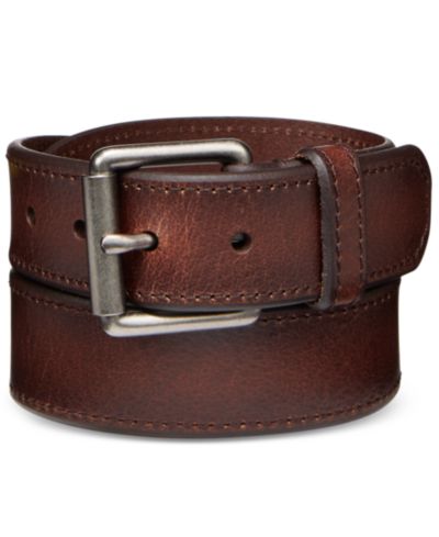 Levi's Мужской кожаный ремень с фацетом