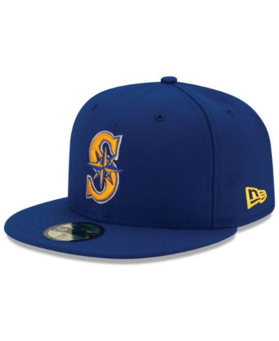 Бейсболка New Era Seattle Mariners Authentic Collection 59FIFTY Fitted