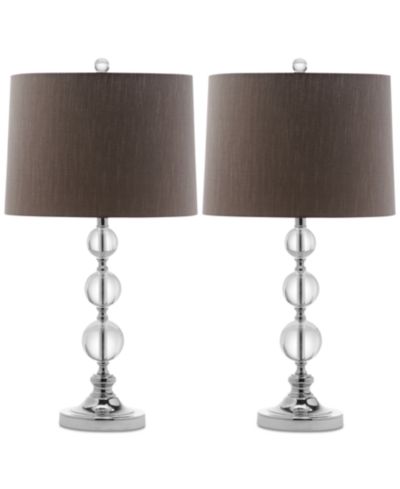 Safavieh Set of 2 Keeva Crystal Ball Table Lamps