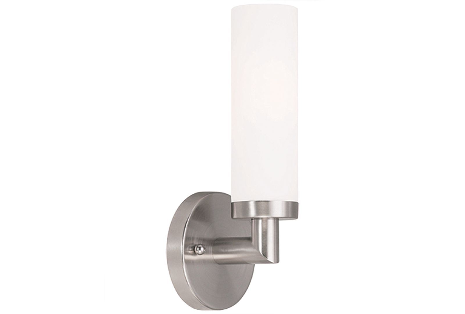 Livex Aero 1- Light Brushed Nickel Sconce