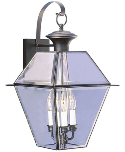 Livex Westover настенный стеклянный бра 3-Light