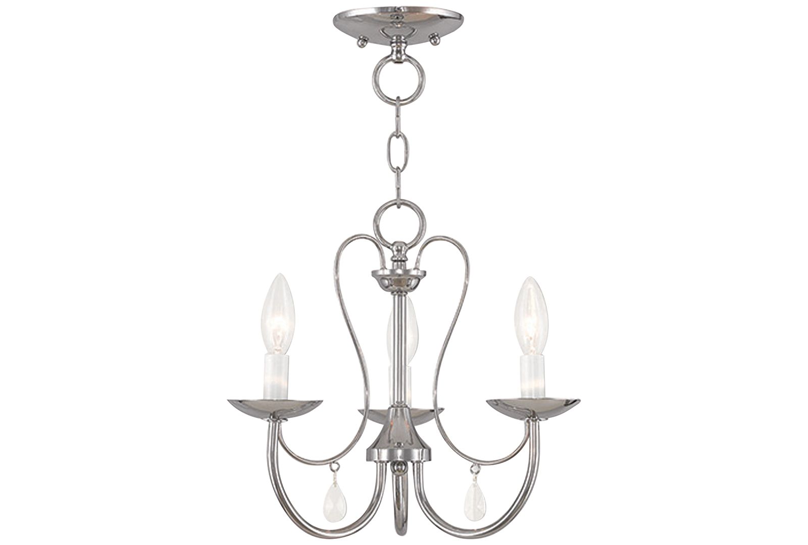 Livex Mirabella 3- Light Metal Chandelier