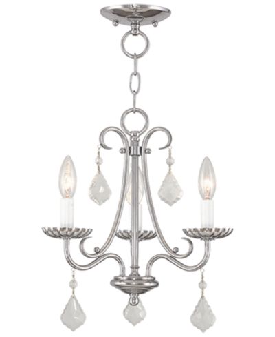 Livex Daphne 3- Light Metal Chandelier