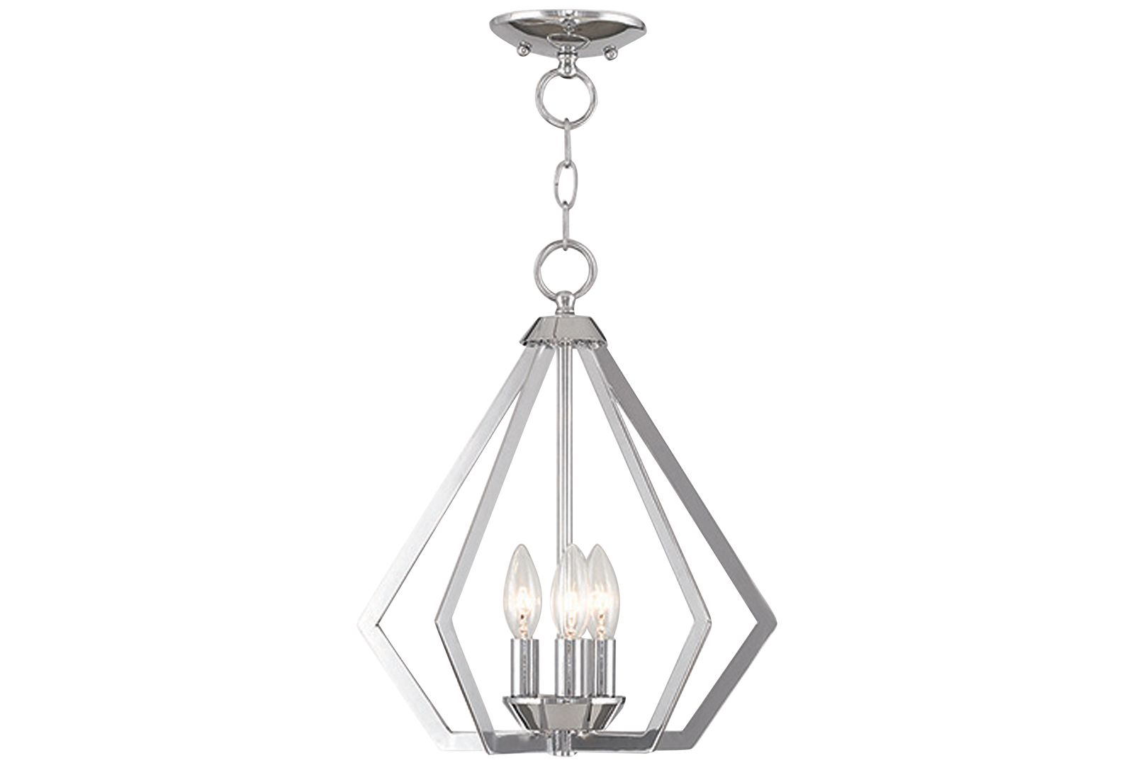 Livex Prism 3- Light Metal 14'' Pendant