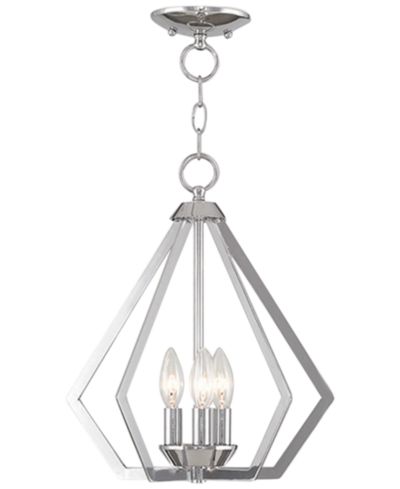 Металлический подвесной светильник Livex Prism 3-Light 14''