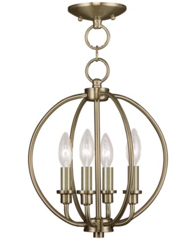 Livex Milania 4- Light Metal Pendant