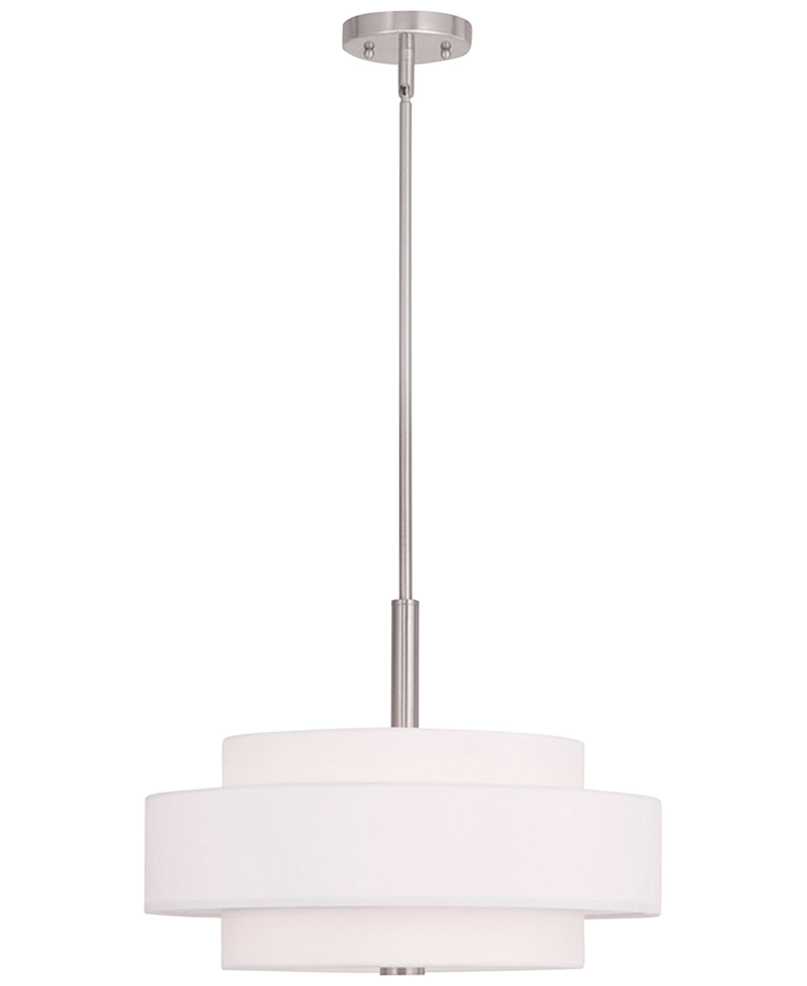 Livex Meridian 4- Light Metal Pendant
