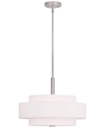 Livex Meridian 4- Light Metal Pendant