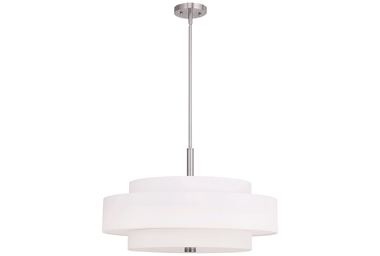 Livex Meridian 5- Light Metal Pendant