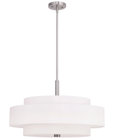 Livex Meridian 5- Light Metal Pendant