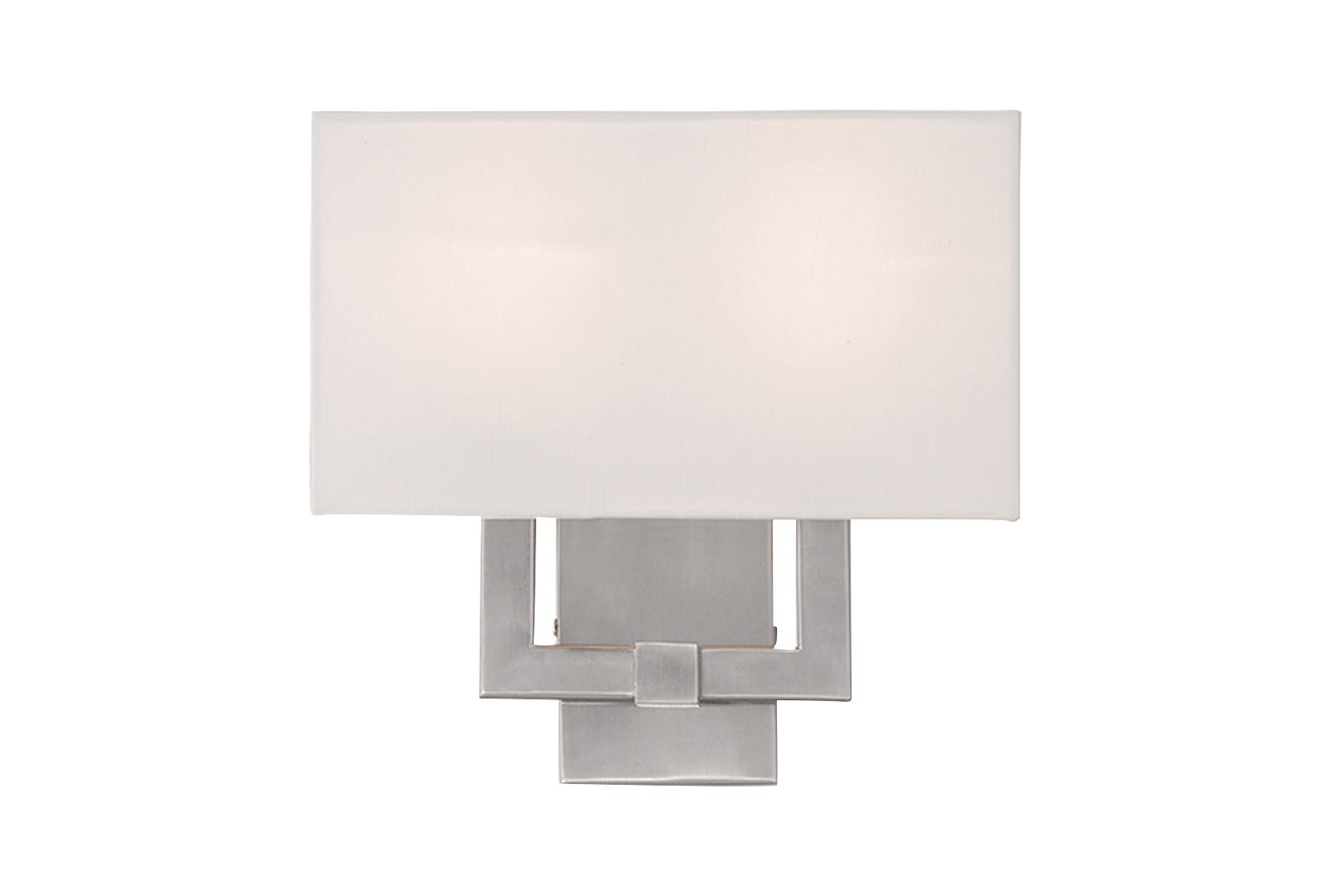 Livex Hollborn 2-Light Brushed Nickel Sconce