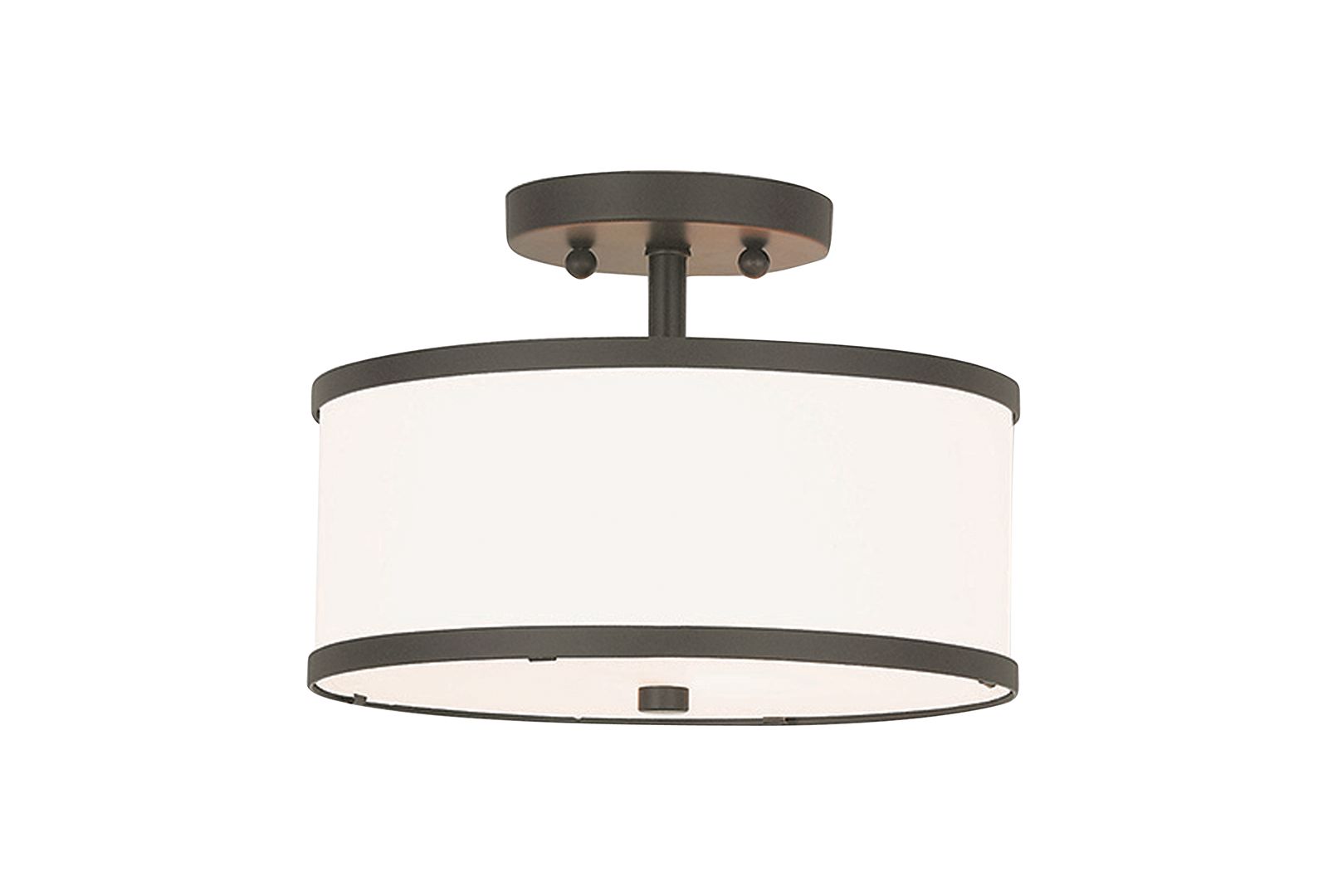 Livex Park Ridge Metal 11'' Semi Flush Mount