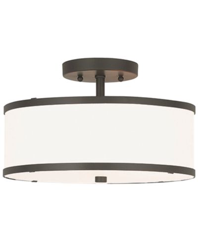 Потолочный светильник Livex Park Ridge металлический полузалитый 13''