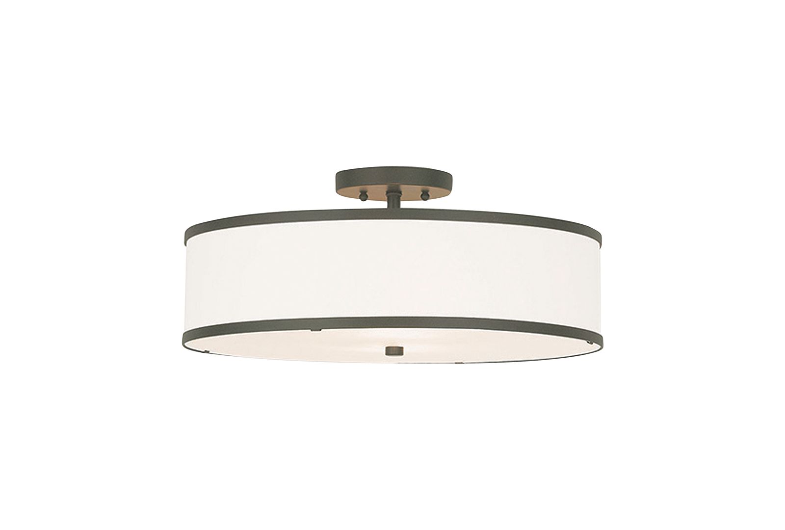 Livex Park Ridge Metal 18'' Semi Flush Ceiling Light