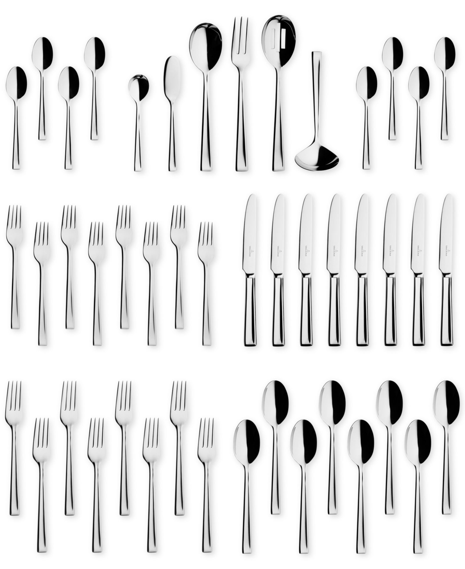 Villeroy & Boch Victor 46 Pc. Flatware Set, Service for 8