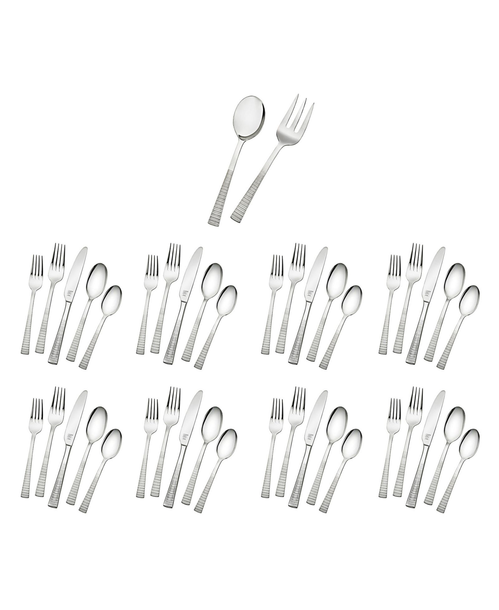 ZWILLING Kingwood 18/10 Stainless Steel 42 Pc. Flatware Set, Service for 8